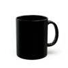 Guitar "Splash" - 11oz Black Mug - Image 8