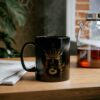 Guitar "Splash" - 11oz Black Mug - Image 5