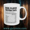 Bass Player Nutrition Mug - 11oz - White - Image 2
