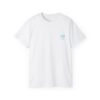 Turquoise/Gold Wing Guitar - Unisex Ultra Cotton Tee - Image 10