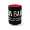 Mom Balls | Black/Red Handle & Interior | Perfect Gift for Bada$$ Music Moms! - Image 9