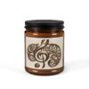 Carved Treble Clef -  Soy Candle in Seven Delicious Scents - Aromatic Amber Jar for Relaxation & Decor - Image 6