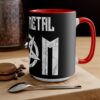 Heavy Metal Mom Accent Mug | Black/Red Handle & Interior | Perfect Metal Moms! - Image 5