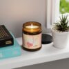 Heartfelt Mothers Day Soy Candle in Seven Delicious Scents - Amber Jar - Image 9