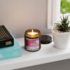 Happy Mother's Day Floral - Soy Candle in Seven Delicious Scents - Amber Jar - Image 4