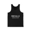 Funny Mom Balls Women's Jersey Tank Top - Perfect Gift for Bada$$ Moms! - Image 3