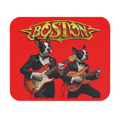 Boston Rock Dogs Mouse Pad (Rectangle) - Red