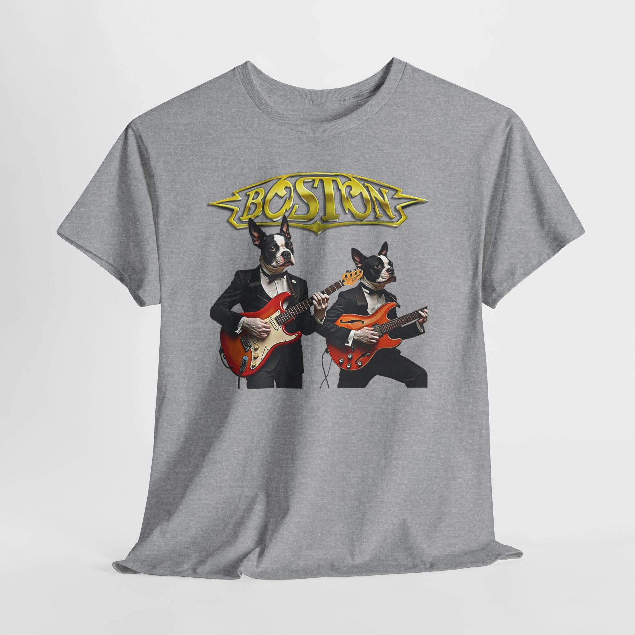 Boston Guitar Dogs Unisex T-Shirt – Vintage Band Graphic Tee - Image 50