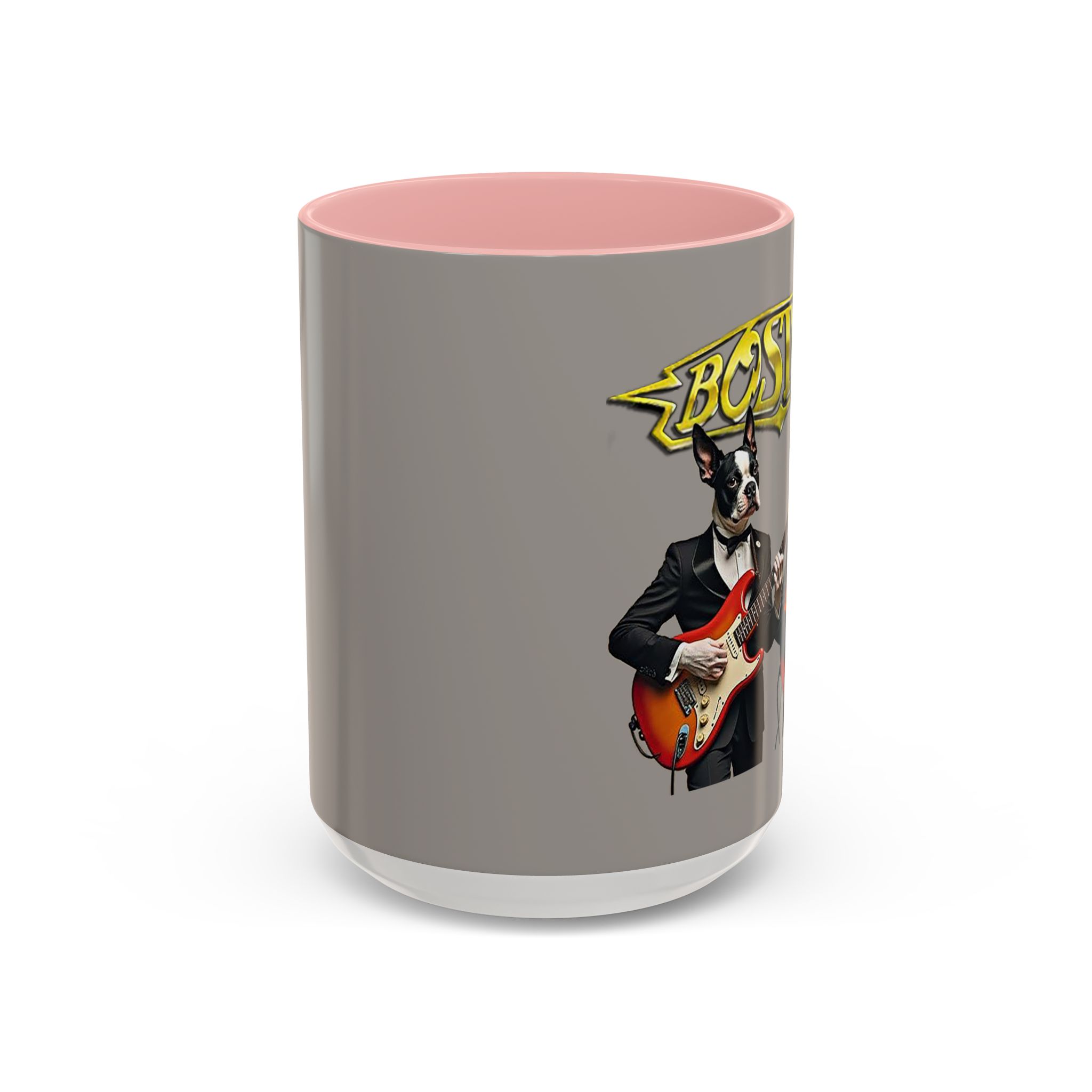 Boston Rock Dogs Accent Mug — Coffee Cup for Music and Dog Lovers - (Gray) - Image 22