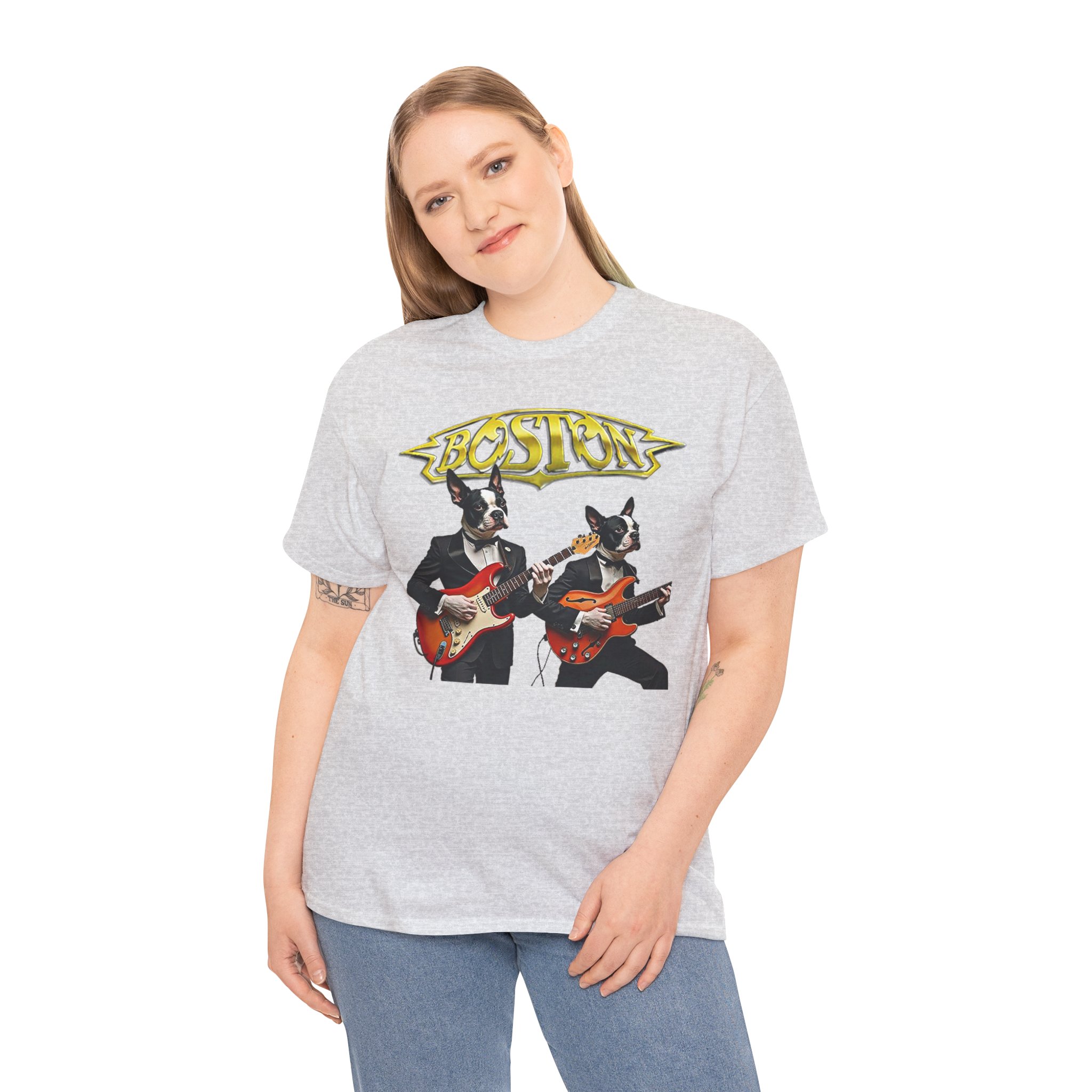 Boston Guitar Dogs Unisex T-Shirt – Vintage Band Graphic Tee - Image 60