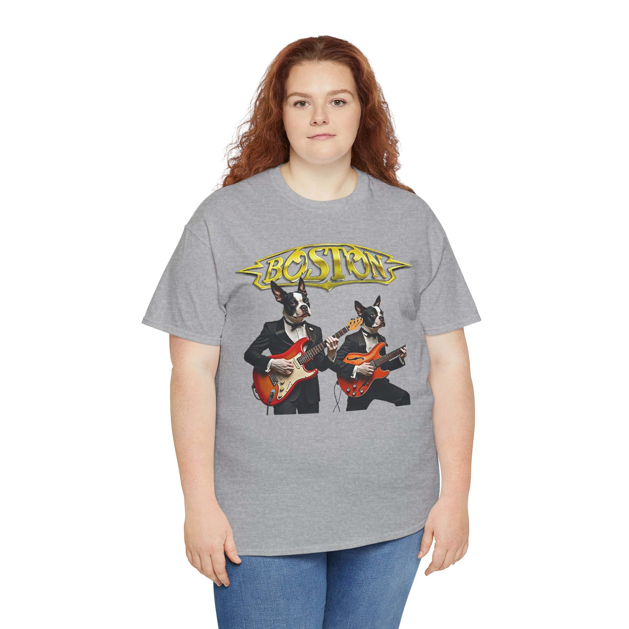 Boston Guitar Dogs Unisex T-Shirt – Vintage Band Graphic Tee - Image 54
