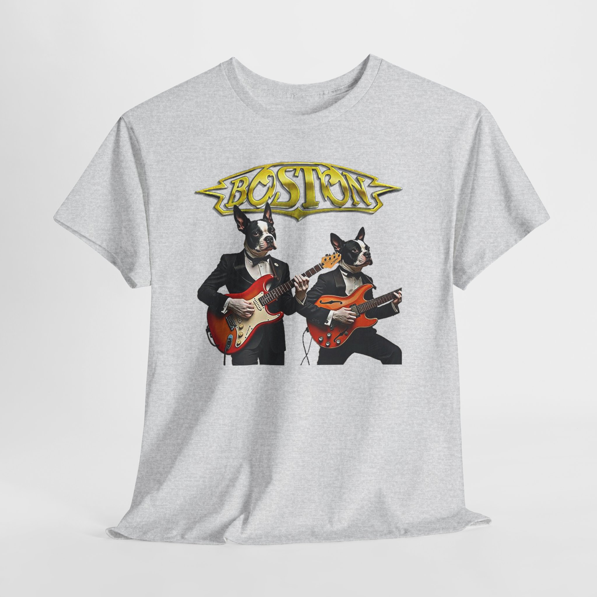 Boston Guitar Dogs Unisex T-Shirt – Vintage Band Graphic Tee - Image 58