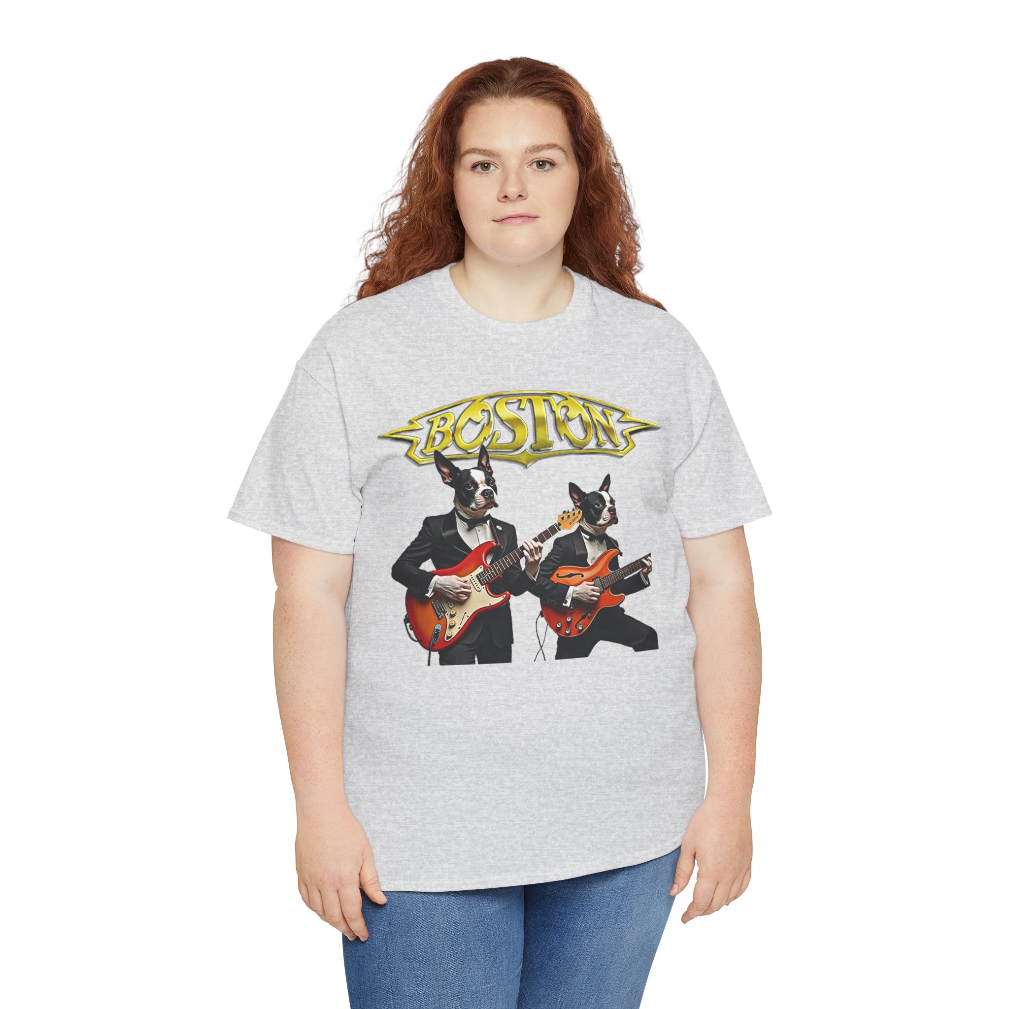 Boston Guitar Dogs Unisex T-Shirt – Vintage Band Graphic Tee - Image 62