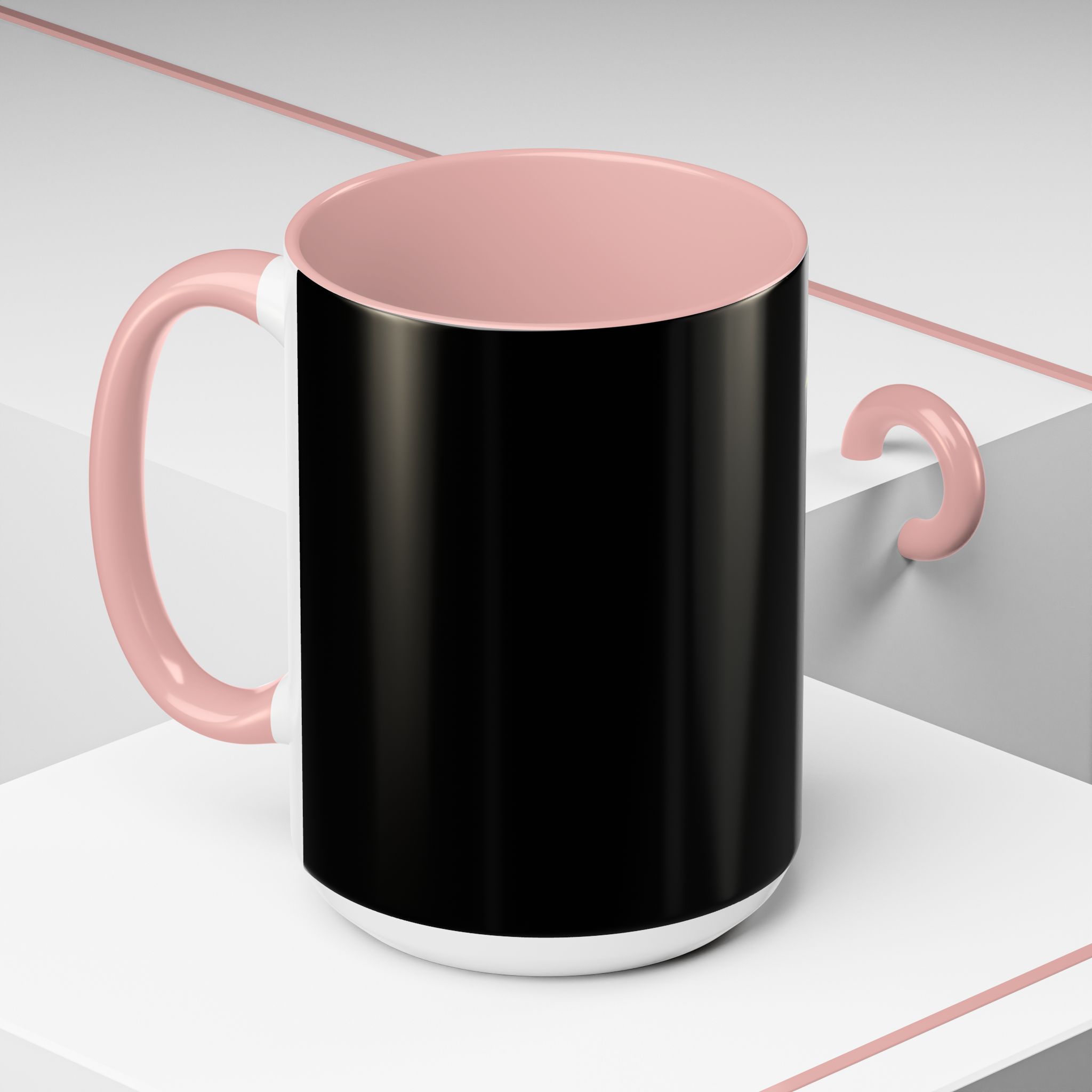 Boston Rock Dogs Accent Mug — Coffee Cup for Music Lovers (Black/Pink) - Image 10