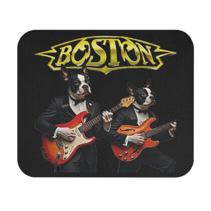 Boston Rock Dogs Mouse Pad (Rectangle) - Black