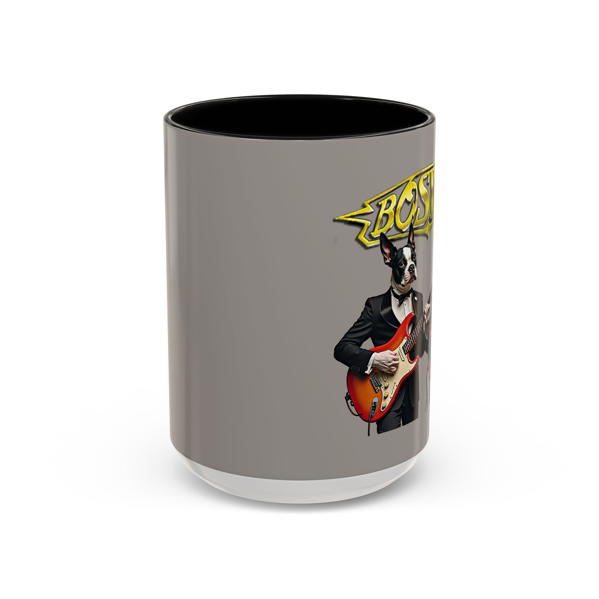 Boston Rock Dogs Accent Mug — Coffee Cup for Music and Dog Lovers - (Gray) - Image 17