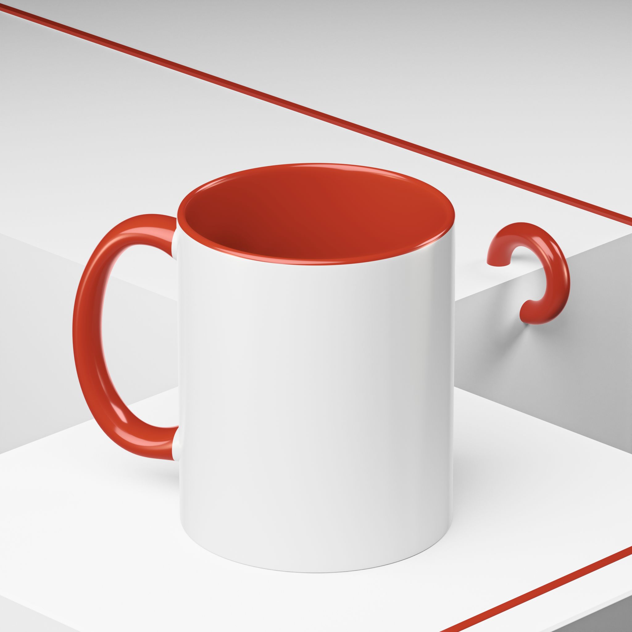 Dobie Rock Dogs Acccent Mug — Dobermann Pinscher Coffee Cup for Music and Dog Lovers - (Red) - Image 12
