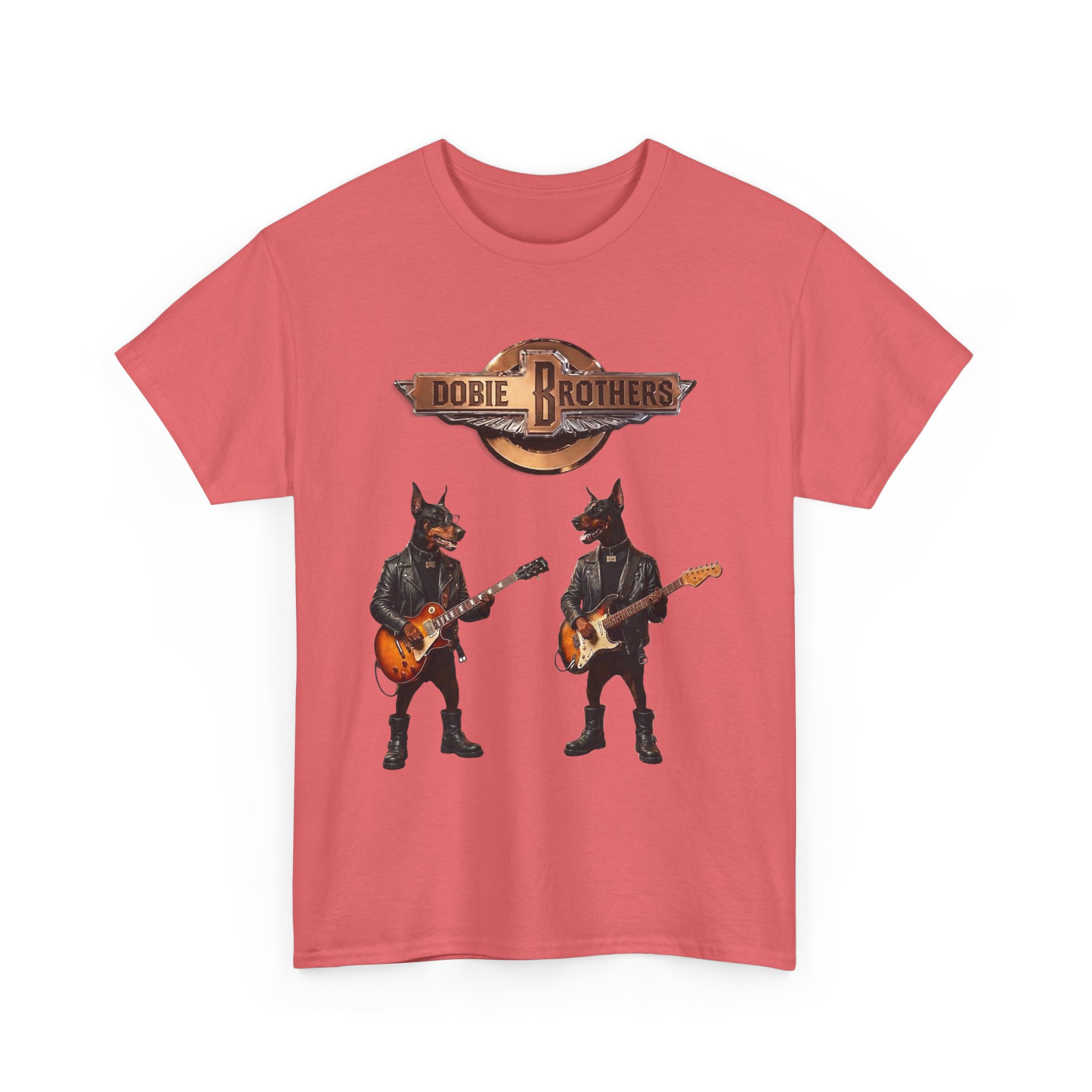Dobie Brothers Rock Band T‑Shirt — Vintage Doberman Guitarists Tee - Image 20