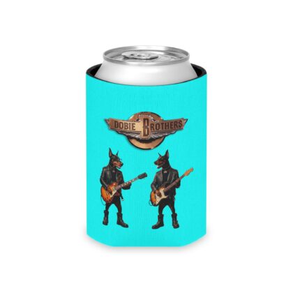 Doobie Brothers Can Cooler – Retro Rock Band Beer Koozie - Light Blue