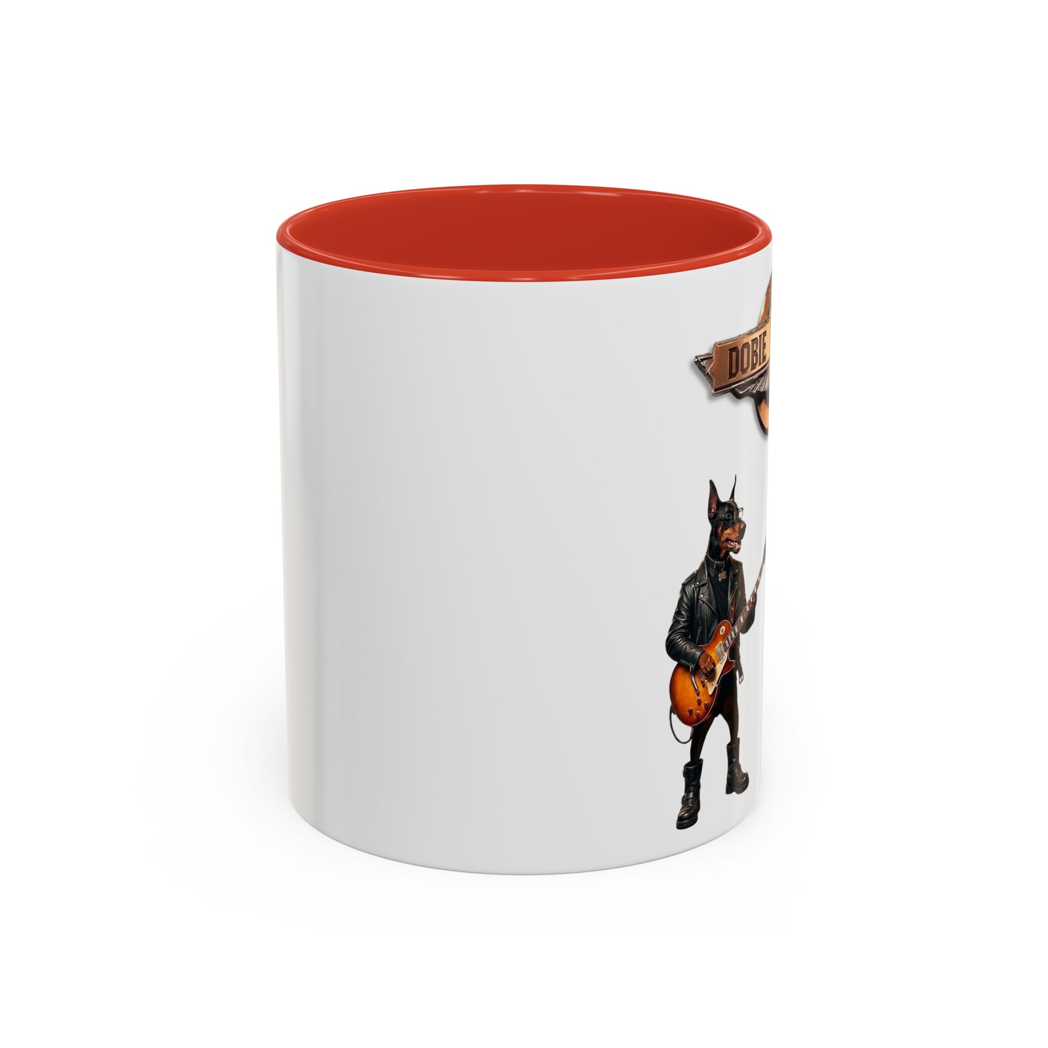 Dobie Brothers Doberman Rock Dogs Black Accent Coffee Mug — (11/15oz) - Image 16