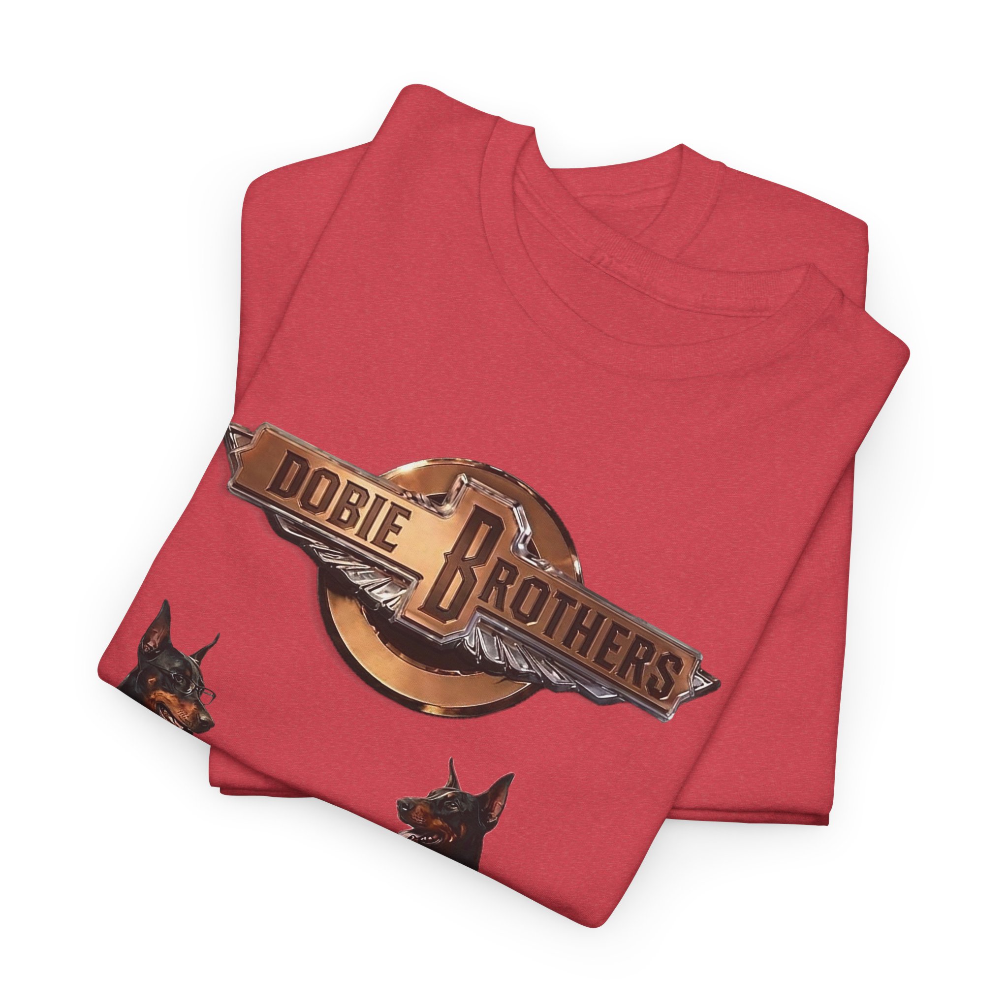 Dobie Brothers Rock Band T‑Shirt — Vintage Doberman Guitarists Tee - Image 63