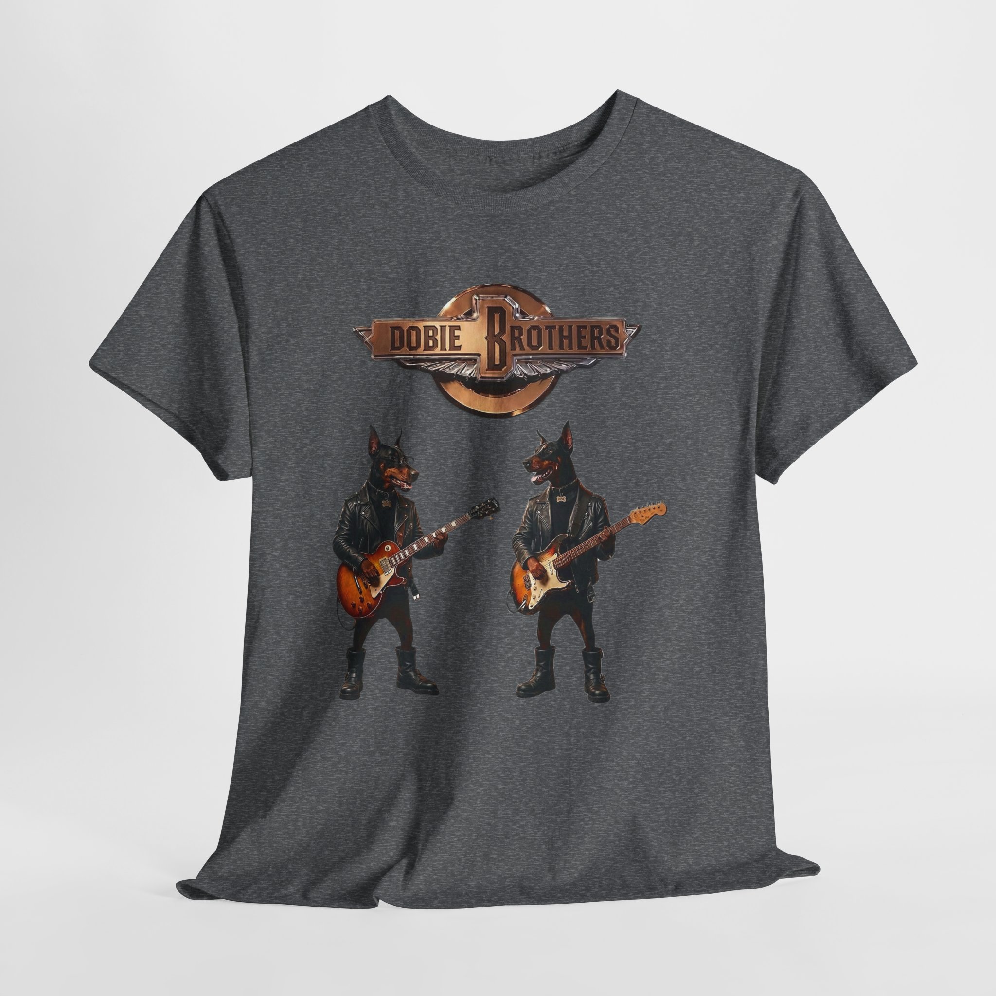 Dobie Brothers Rock Band T‑Shirt — Vintage Doberman Guitarists Tee - Image 15