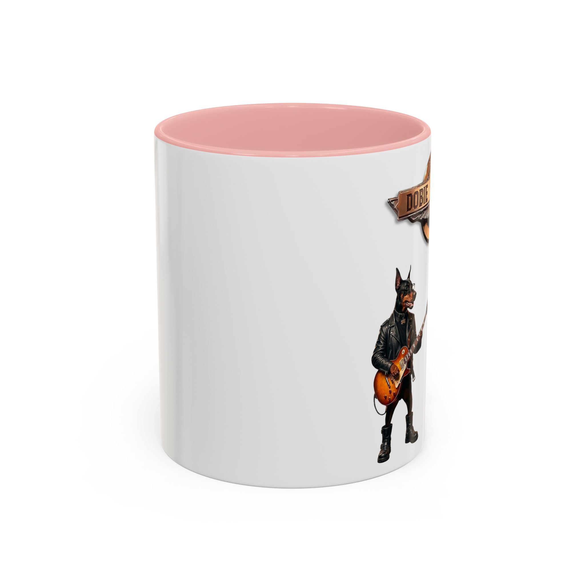 Dobie Brothers Doberman Rock Dogs Black Accent Coffee Mug — (11/15oz) - Image 11