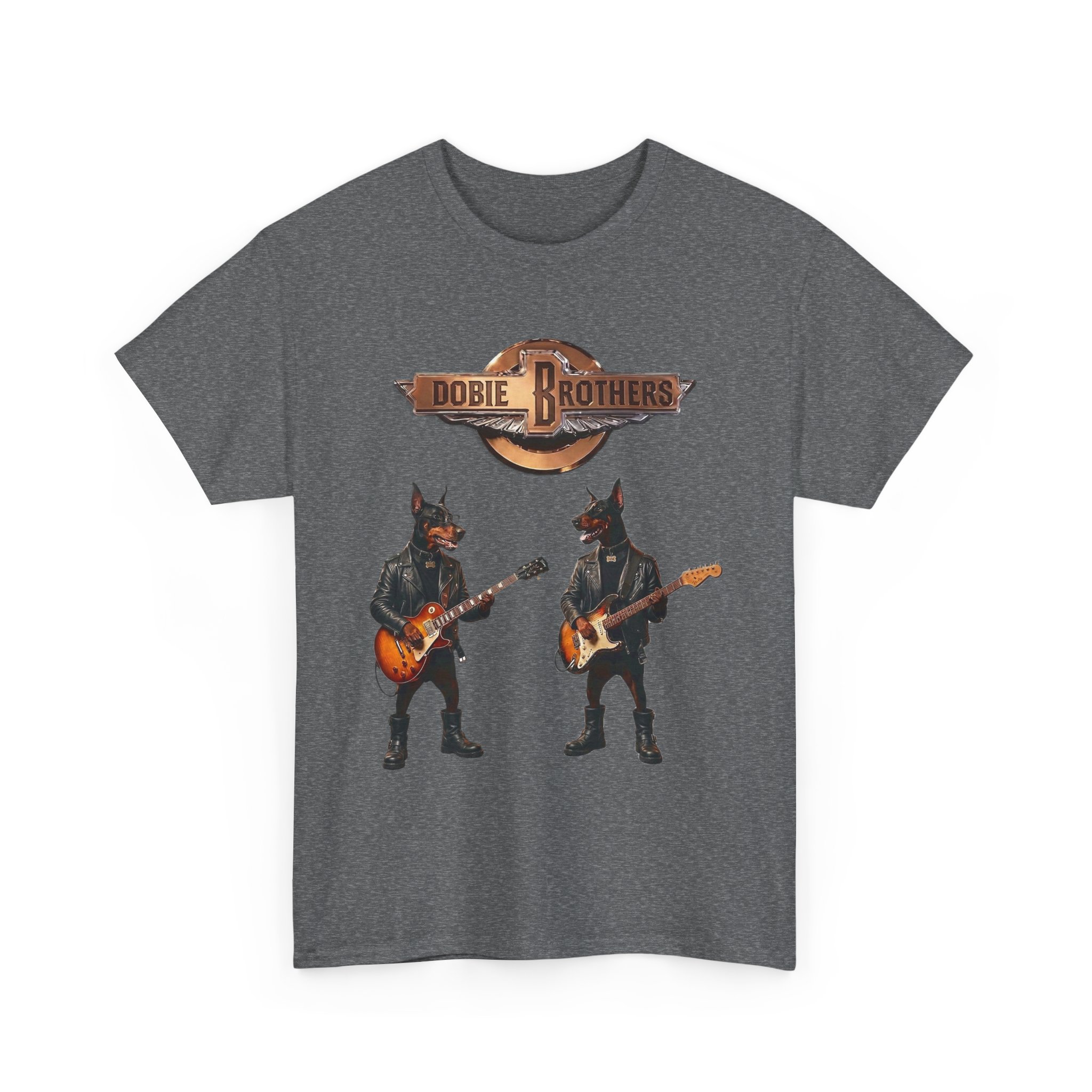 Dobie Brothers Rock Band T‑Shirt — Vintage Doberman Guitarists Tee - Image 11