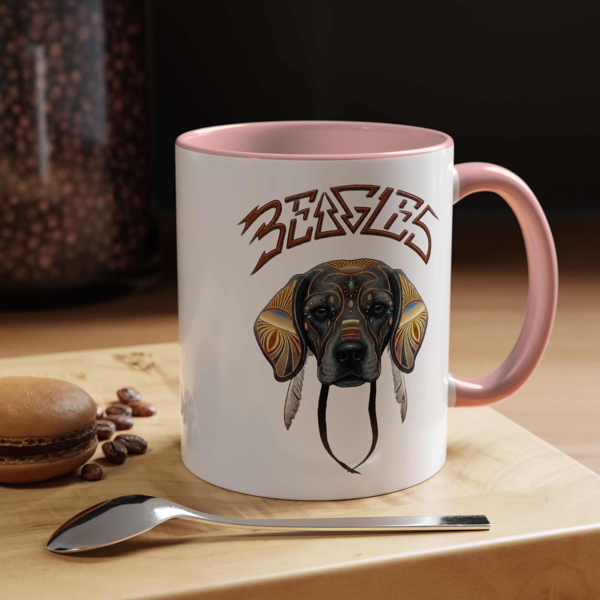 "Beagles" Coffee Mug — Accent Mug (11/15oz) - Image 9