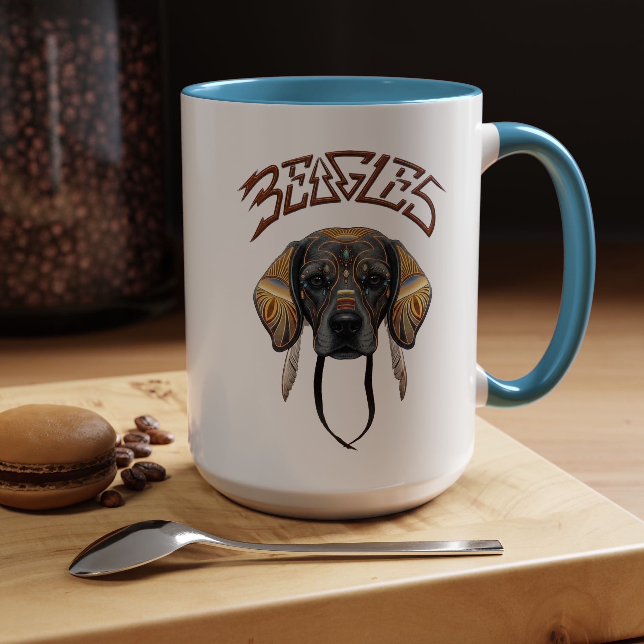 "Beagles" Coffee Mug — Accent Mug (11/15oz) - Image 30
