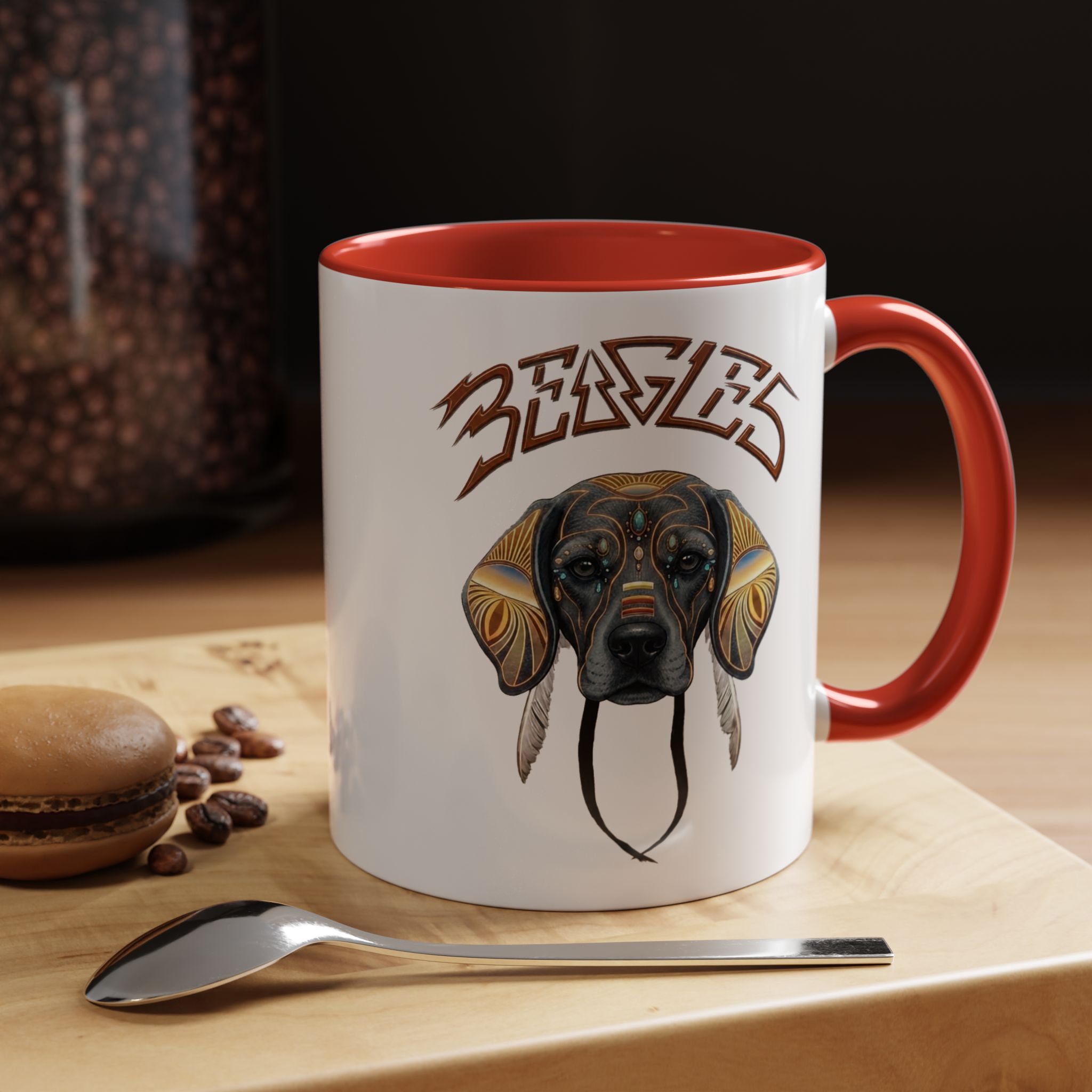 "Beagles" Coffee Mug — Accent Mug (11/15oz) - Image 12