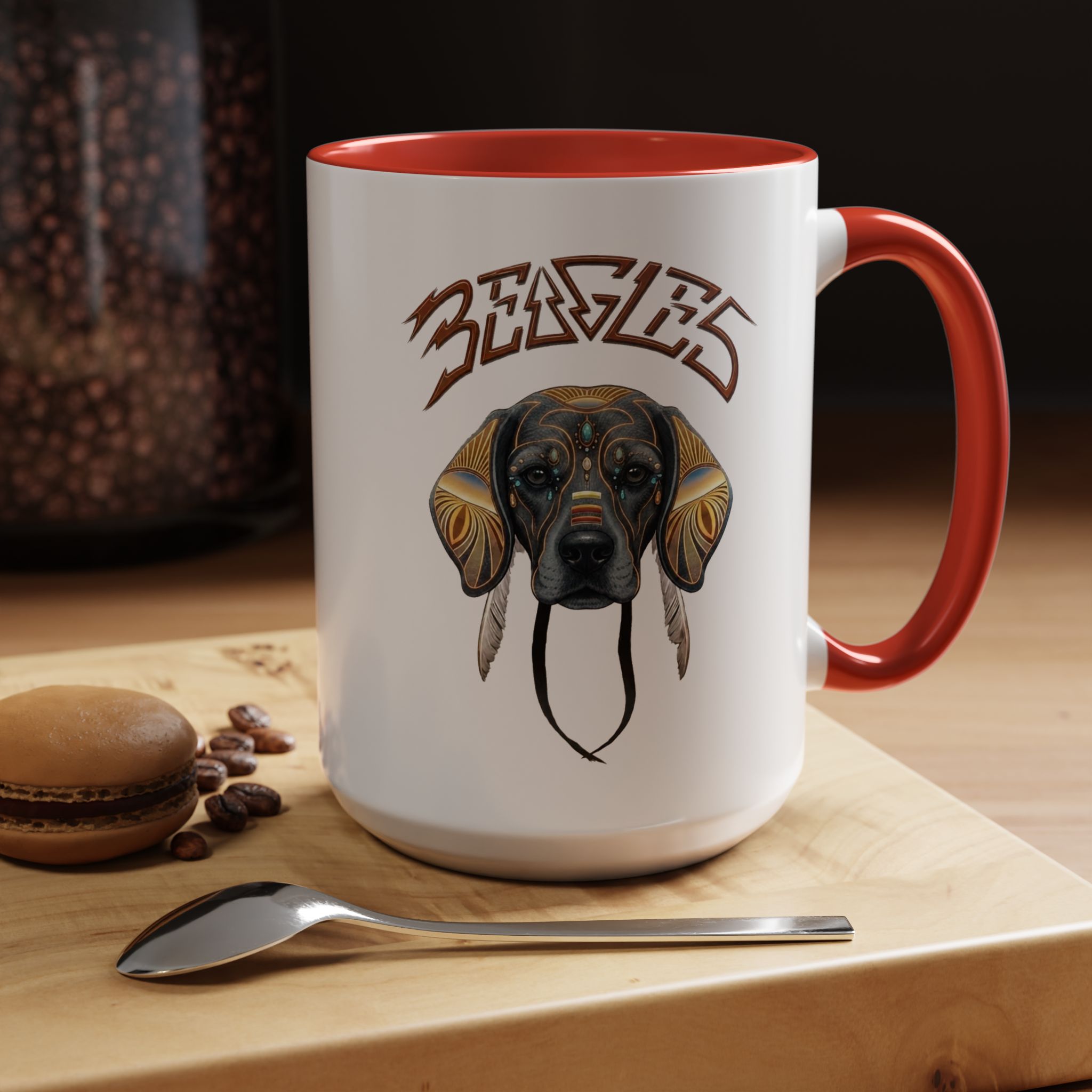 "Beagles" Coffee Mug — Accent Mug (11/15oz) - Image 24