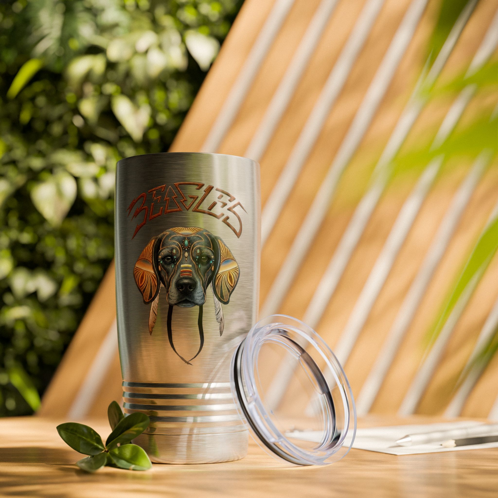 ‘Beagles’ Ringneck Insulated Travel Cup - 20oz Tumbler - Image 7