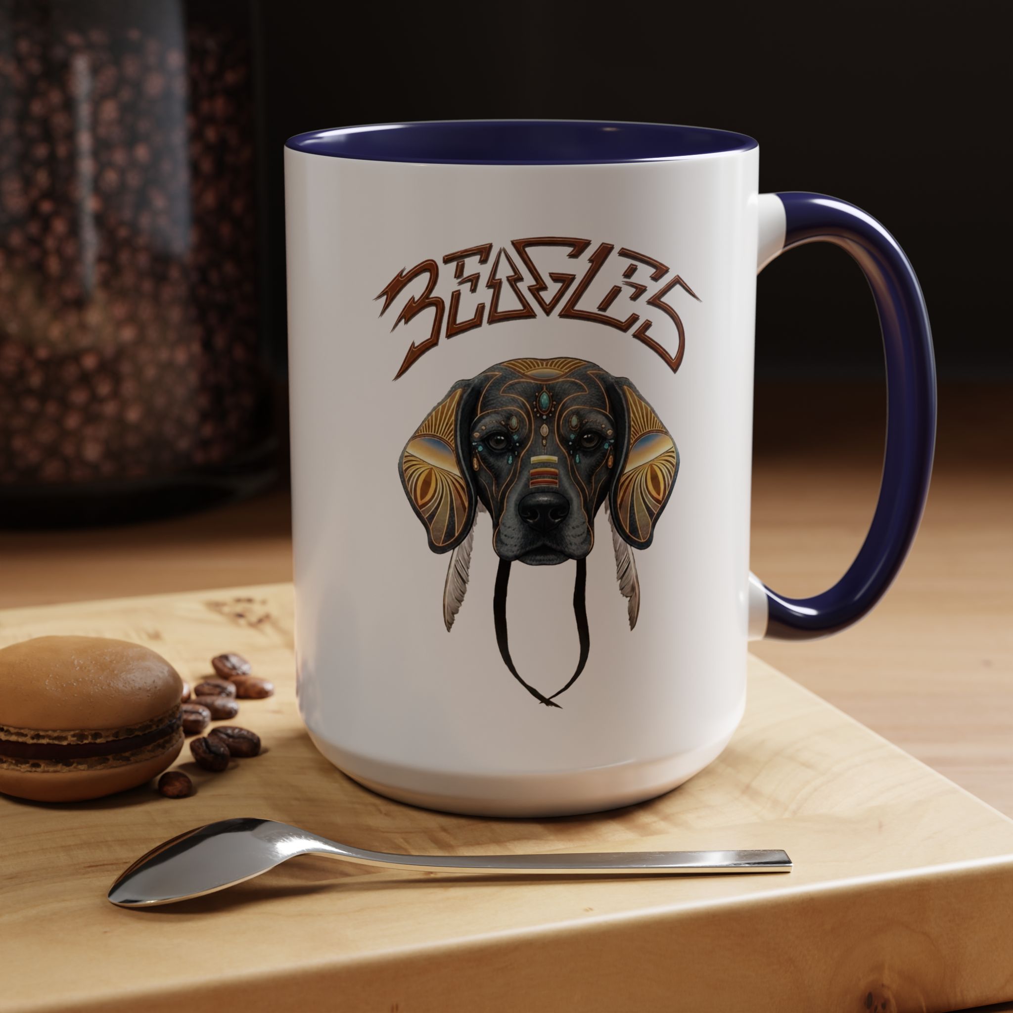 "Beagles" Coffee Mug — Accent Mug (11/15oz) - Image 18