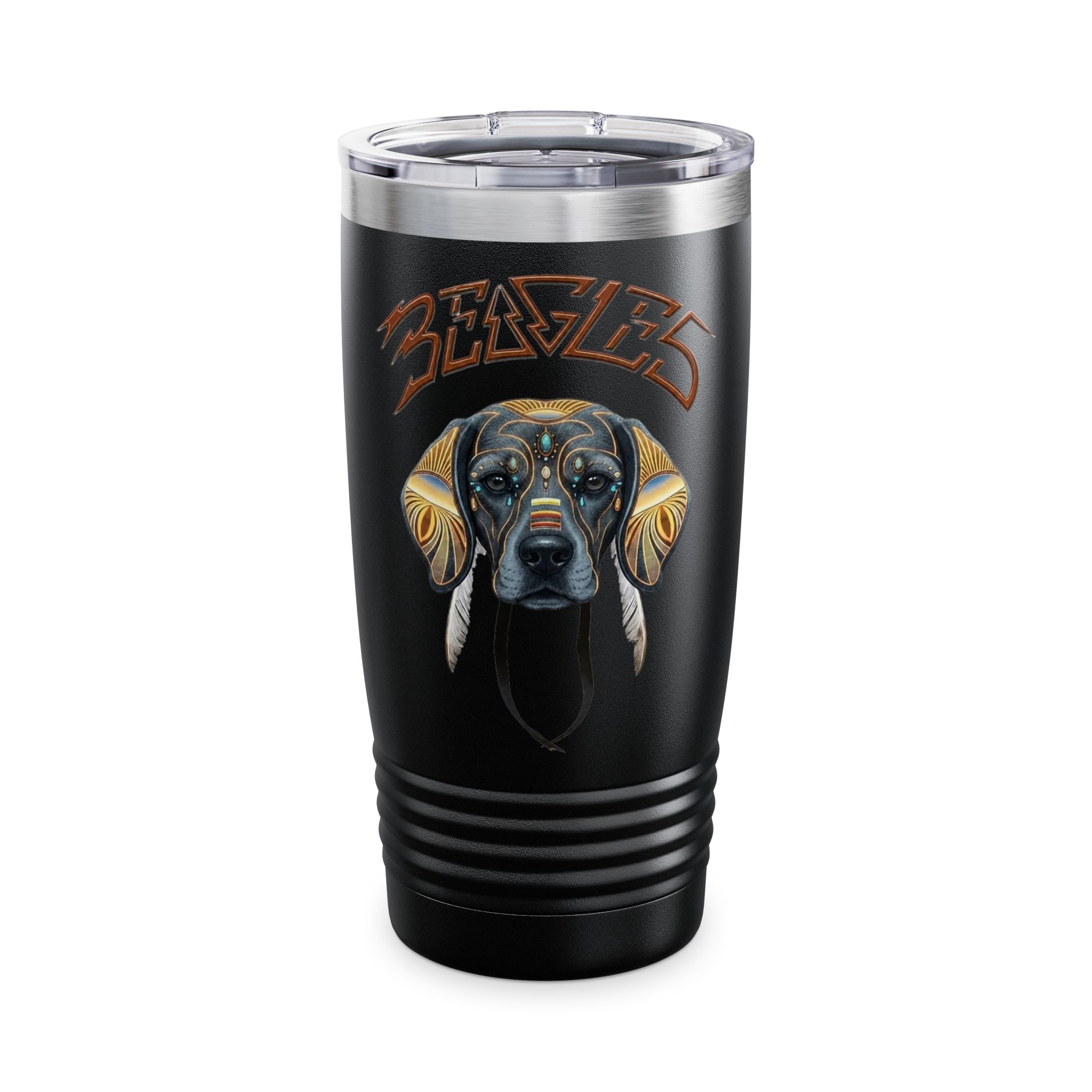 ‘Beagles’ Ringneck Insulated Travel Cup - 20oz Tumbler - Image 14