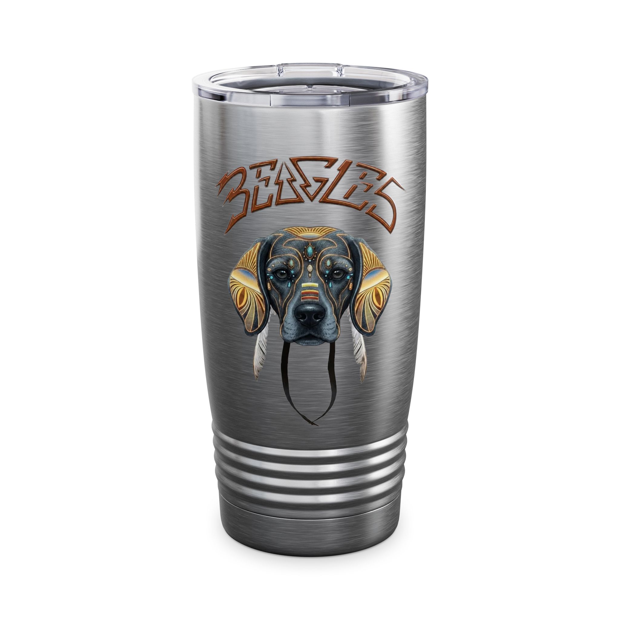 ‘Beagles’ Ringneck Insulated Travel Cup - 20oz Tumbler - Image 8