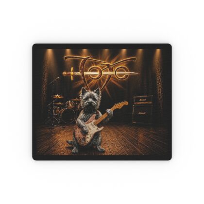 "Toto" Rock Dog Mouse Pad — Cairn Terrier Guitarist Desk Mat