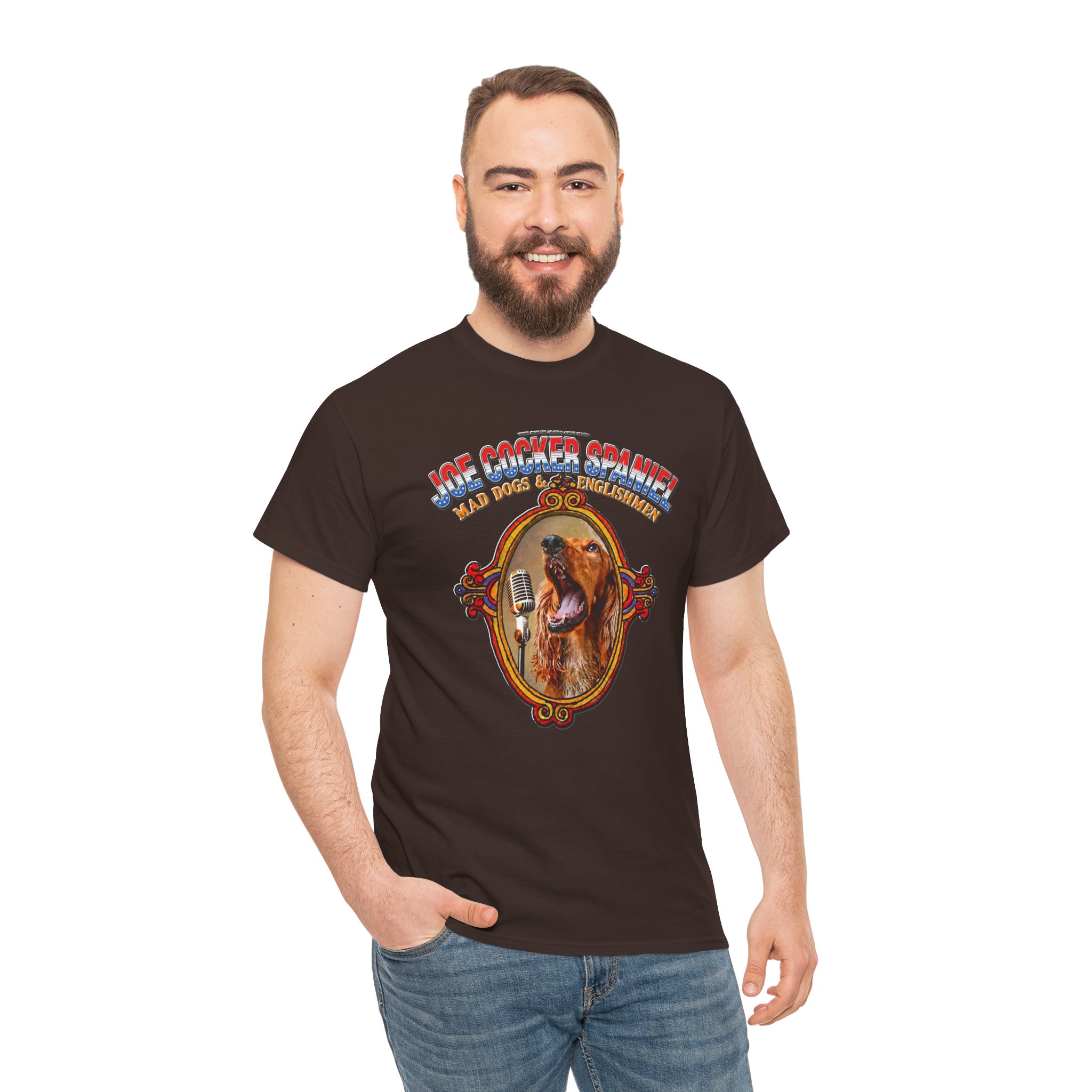 Joe Cocker Spaniel Tee — 'Love the Player, Love the T-Shirt' - Image 64