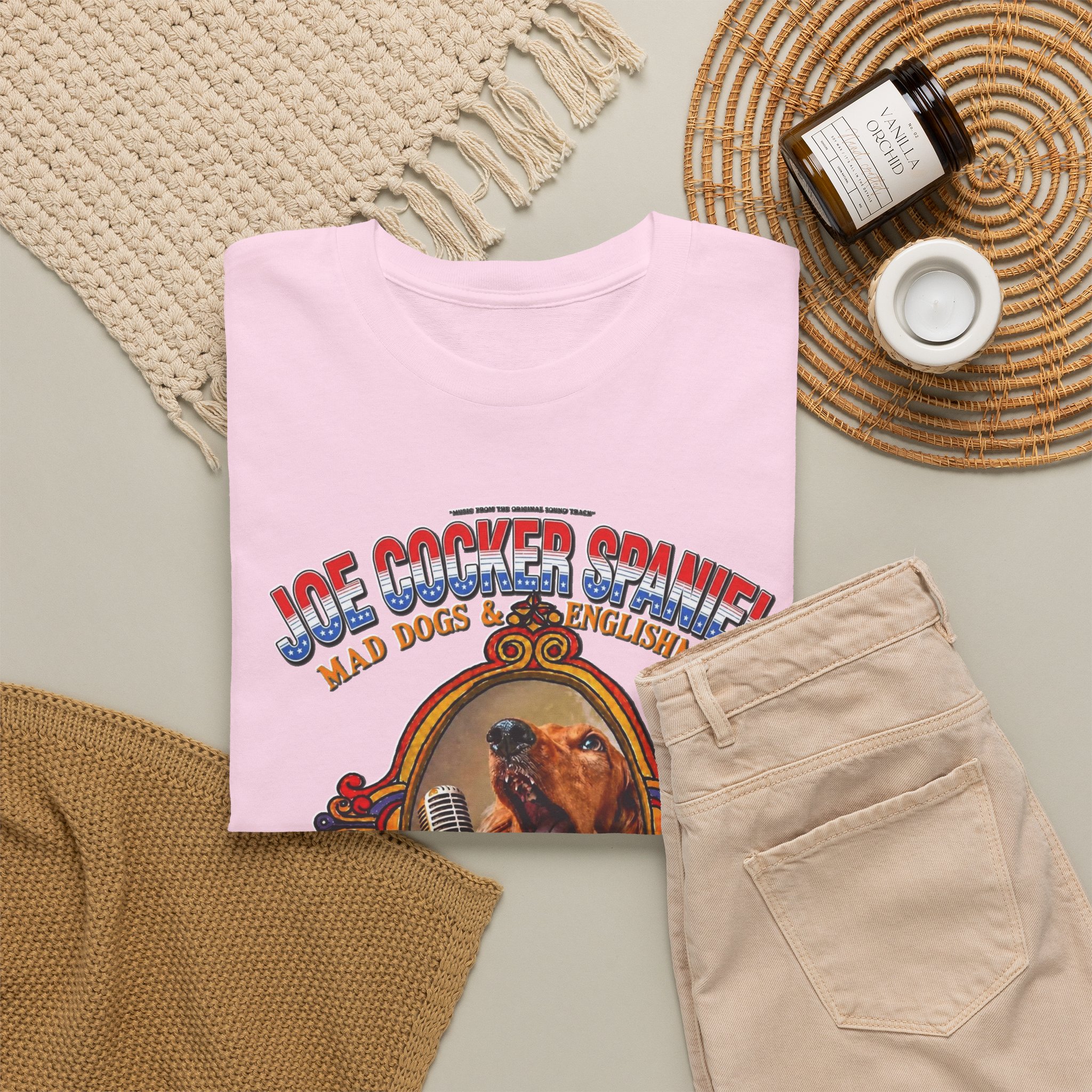 Joe Cocker Spaniel Tee — 'Love the Player, Love the T-Shirt' - Image 81