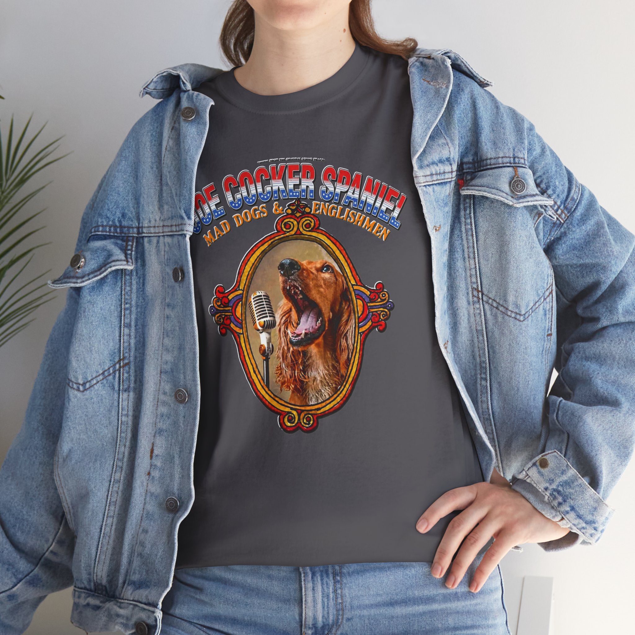 Joe Cocker Spaniel Tee — 'Love the Player, Love the T-Shirt' - Image 69