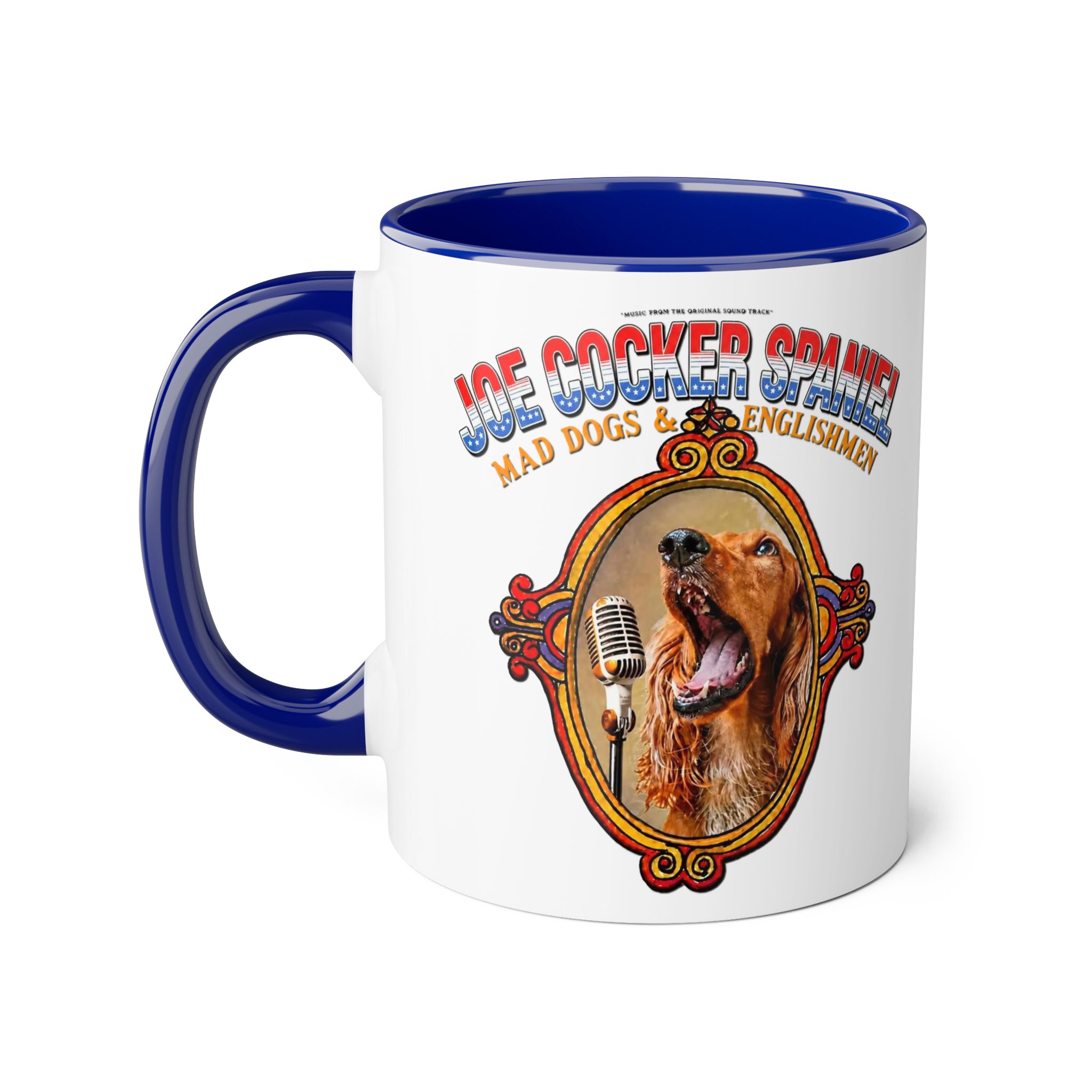 Joe Cocker Spaniel Mug - Red Accent - Image 9