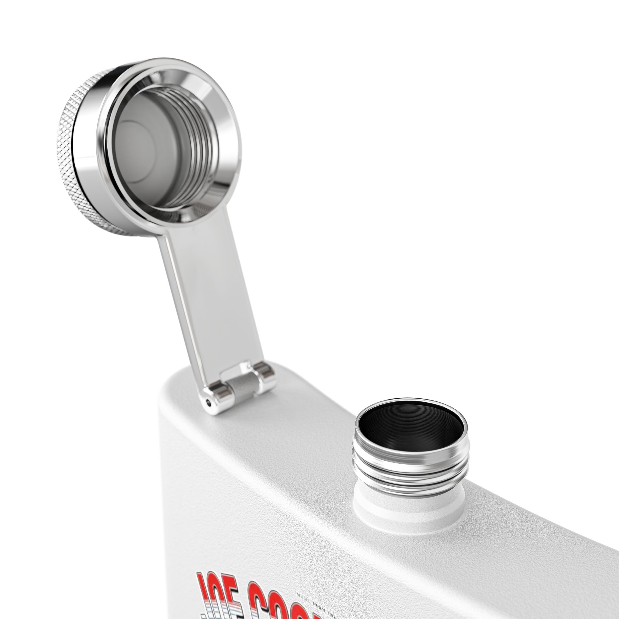 6oz Stainless Steel Flask — 'Joe Cooker Spaniel' Singing Dog Graphic - Image 4