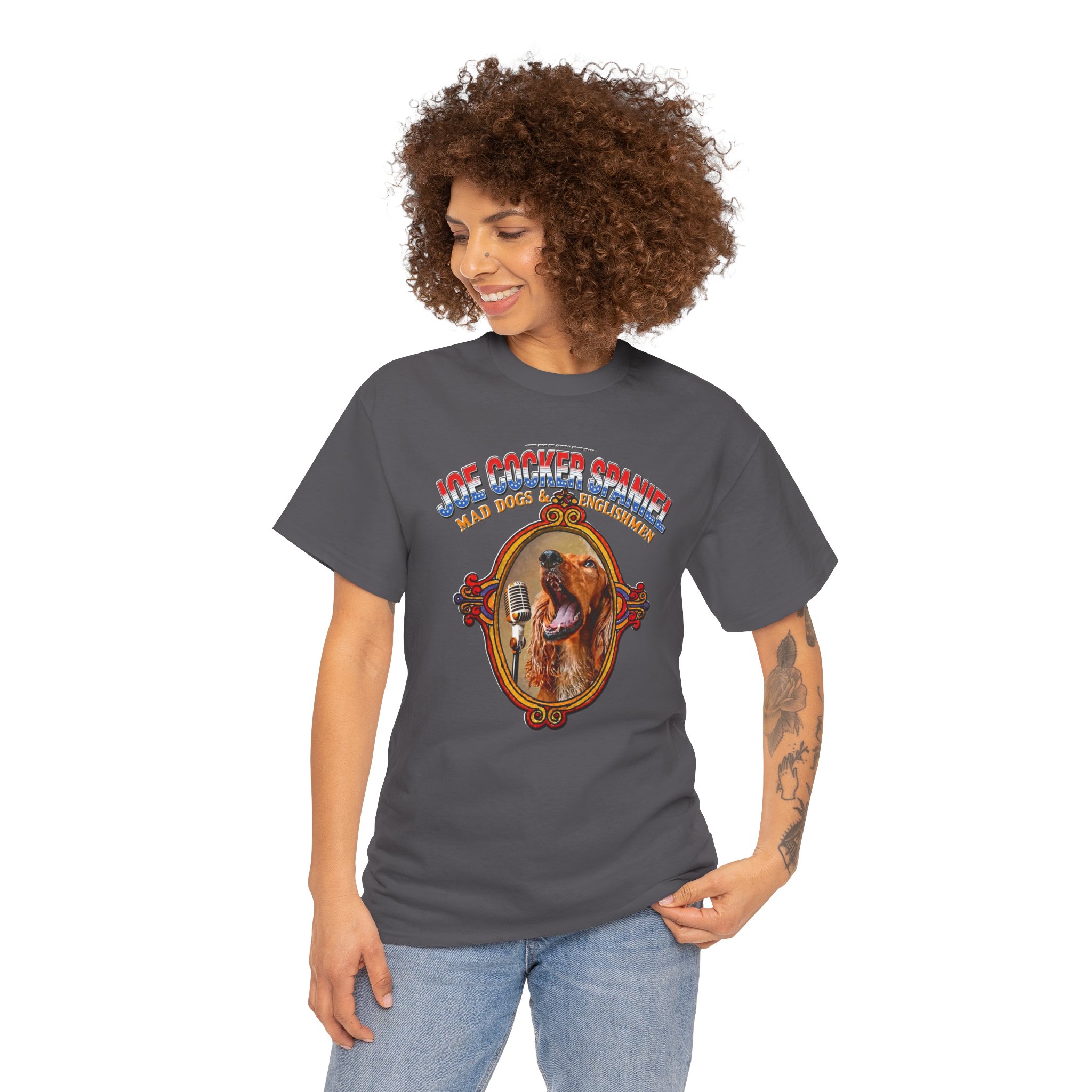 Joe Cocker Spaniel Tee — 'Love the Player, Love the T-Shirt' - Image 68