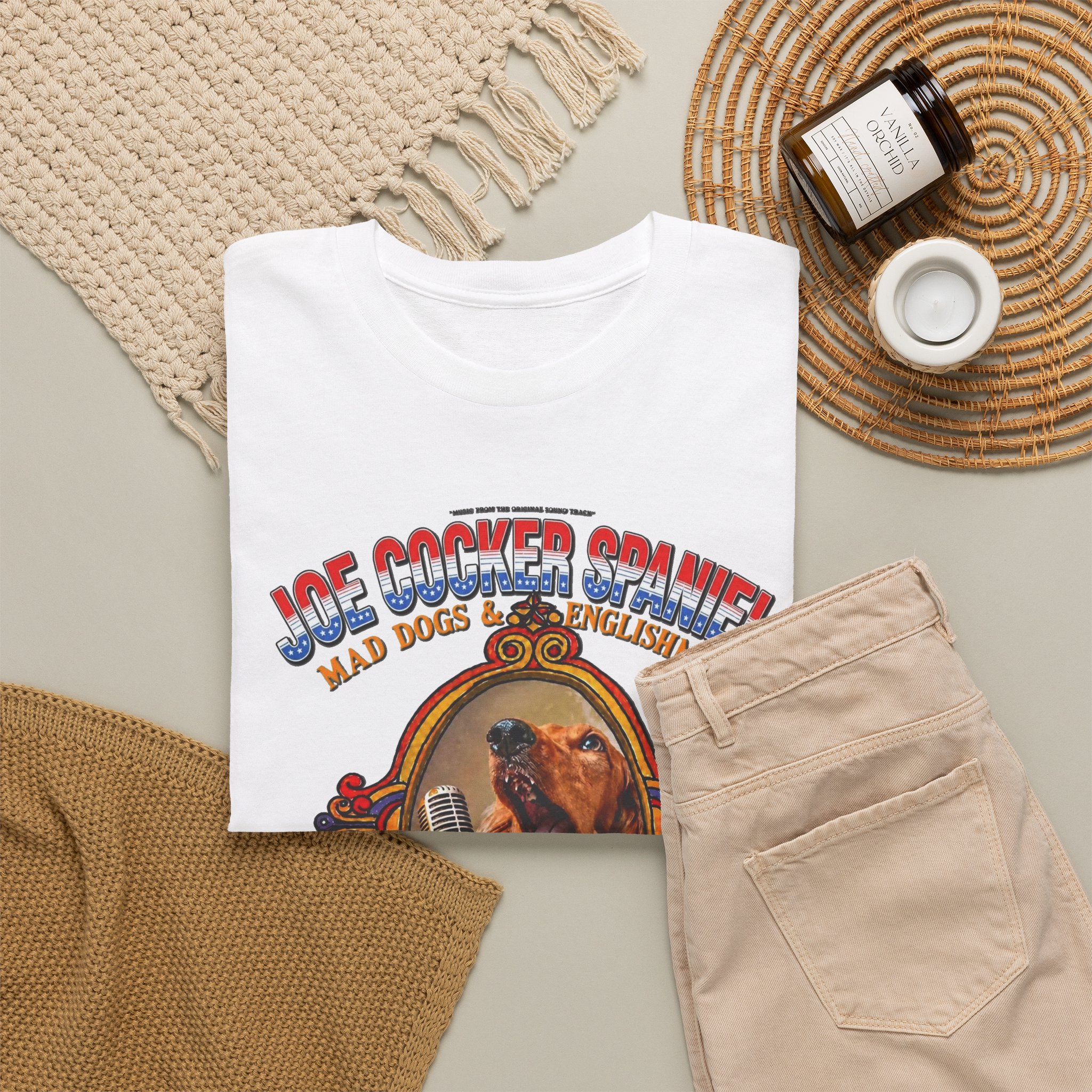 Joe Cocker Spaniel Tee — 'Love the Player, Love the T-Shirt' - Image 18