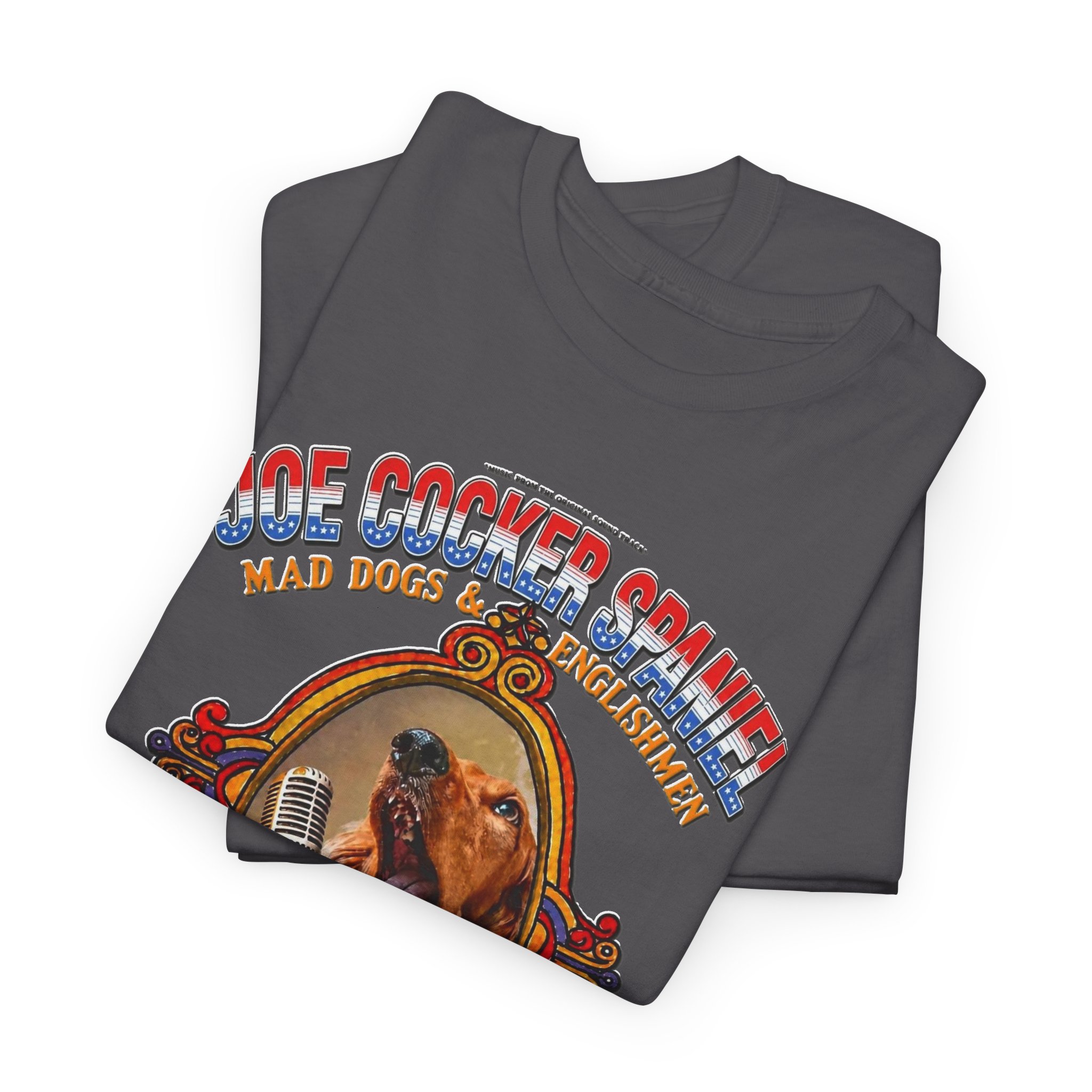 Joe Cocker Spaniel Tee — 'Love the Player, Love the T-Shirt' - Image 67