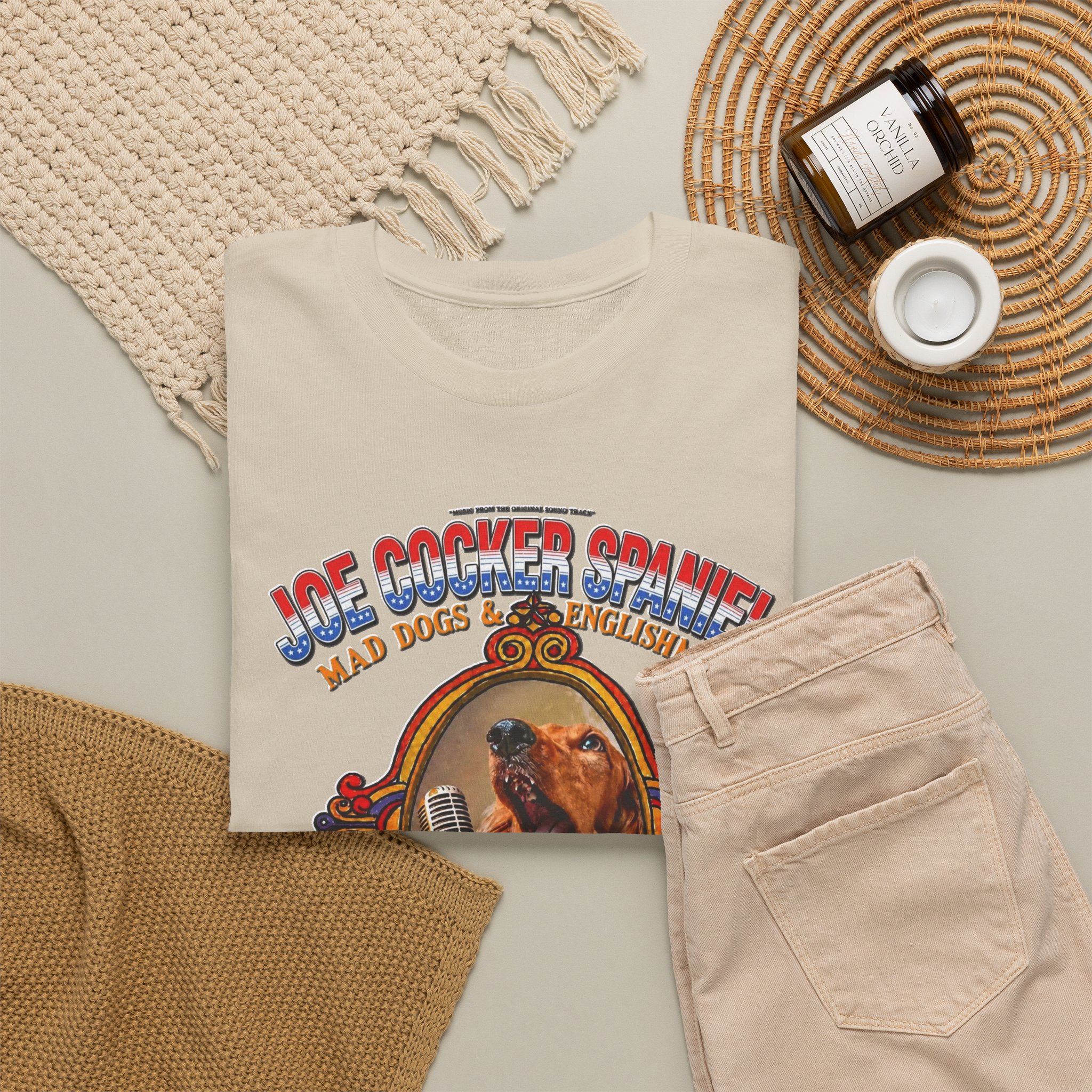 Joe Cocker Spaniel Tee — 'Love the Player, Love the T-Shirt' - Image 36