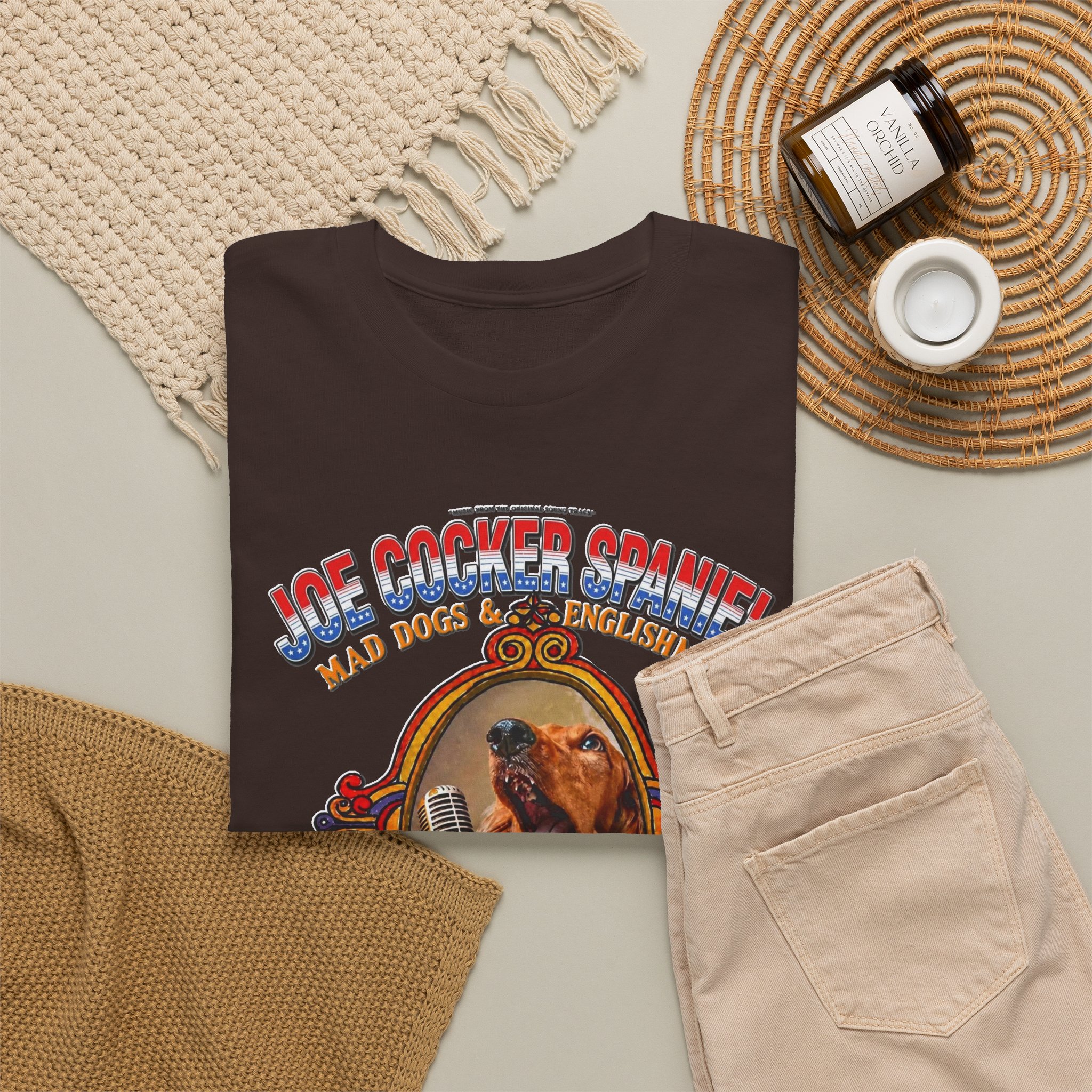 Joe Cocker Spaniel Tee — 'Love the Player, Love the T-Shirt' - Image 63