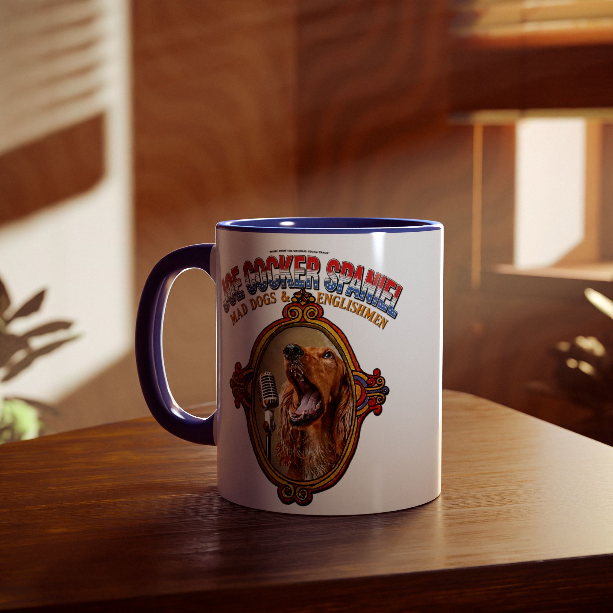 Joe Cocker Spaniel Mug - Red Accent - Image 12