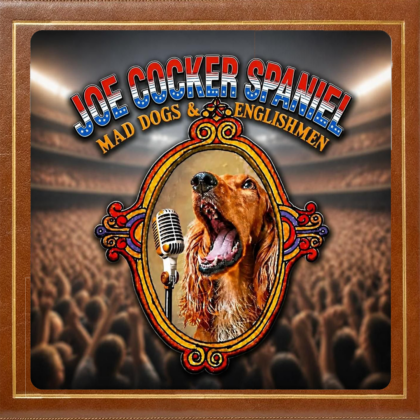 Joe Cocker Spaniel Mouse Pad – "Mad Dogs & Englishmen" Vintage Concert Dog Desk Mat
